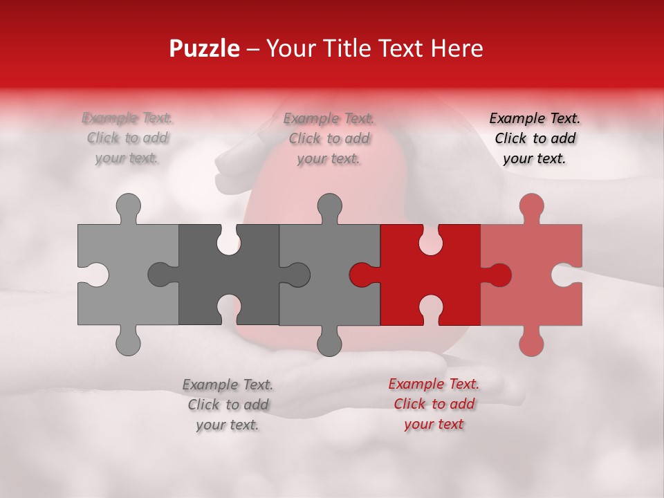 Man Beloved Finger PowerPoint Template