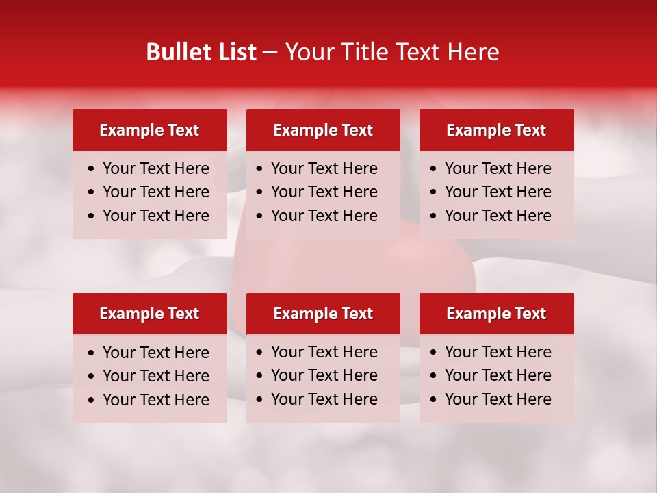 Man Beloved Finger PowerPoint Template