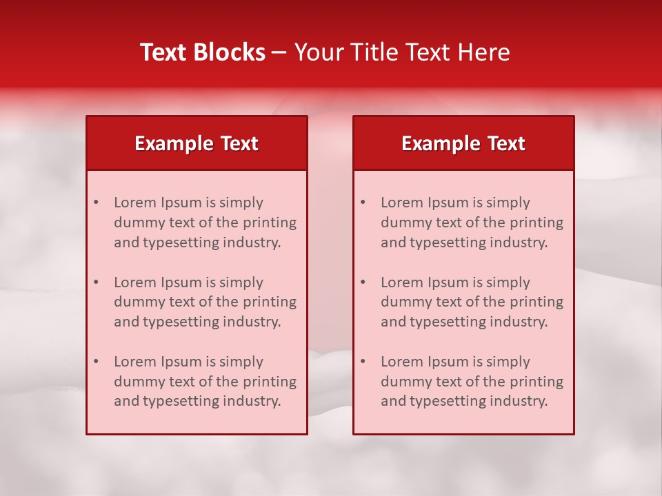 Man Beloved Finger PowerPoint Template