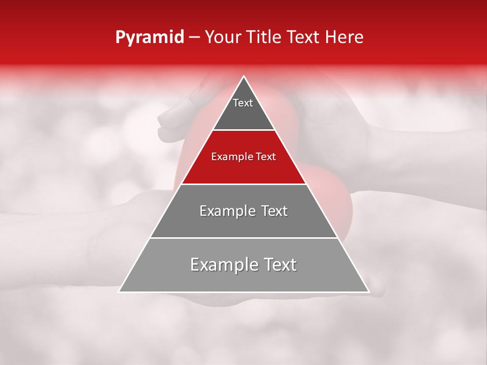 Man Beloved Finger PowerPoint Template