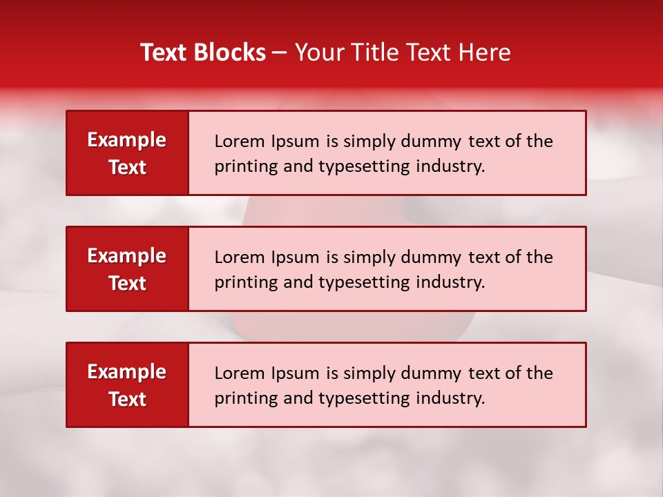 Man Beloved Finger PowerPoint Template