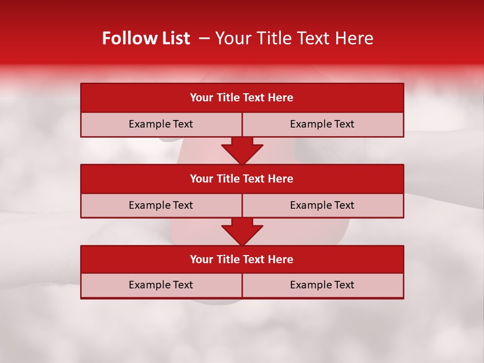 Man Beloved Finger PowerPoint Template
