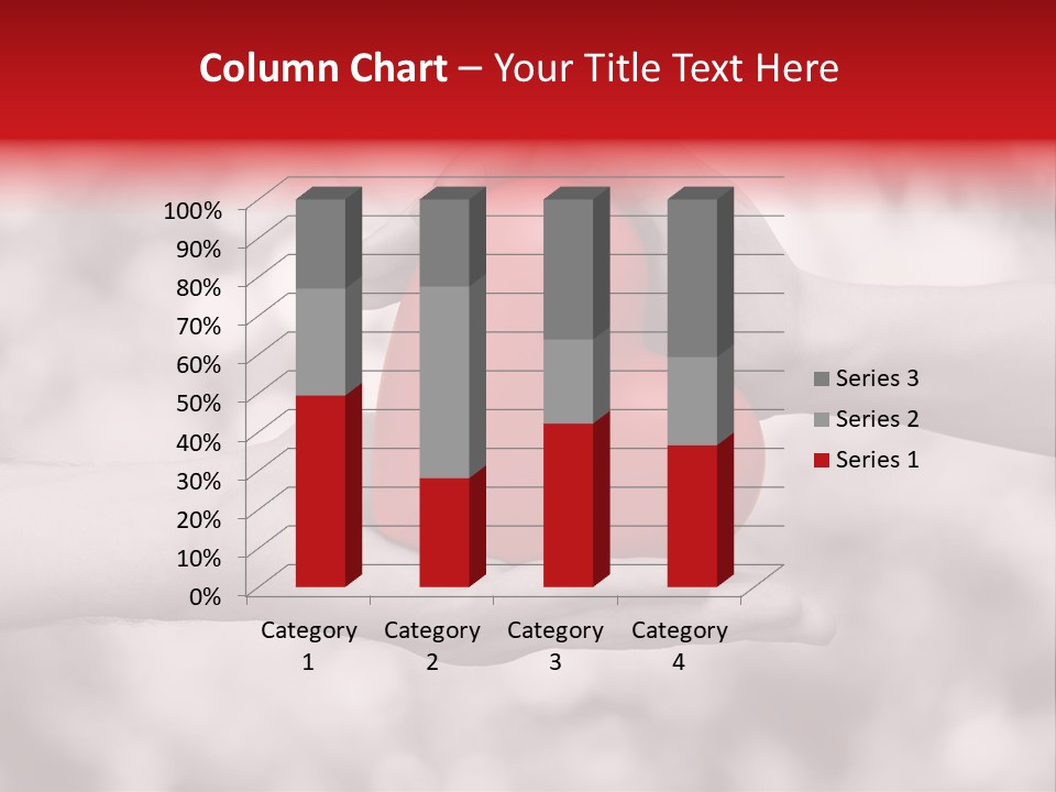 Man Beloved Finger PowerPoint Template