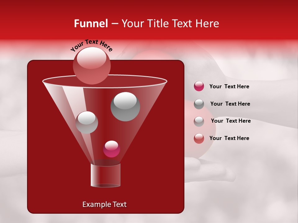 Man Beloved Finger PowerPoint Template