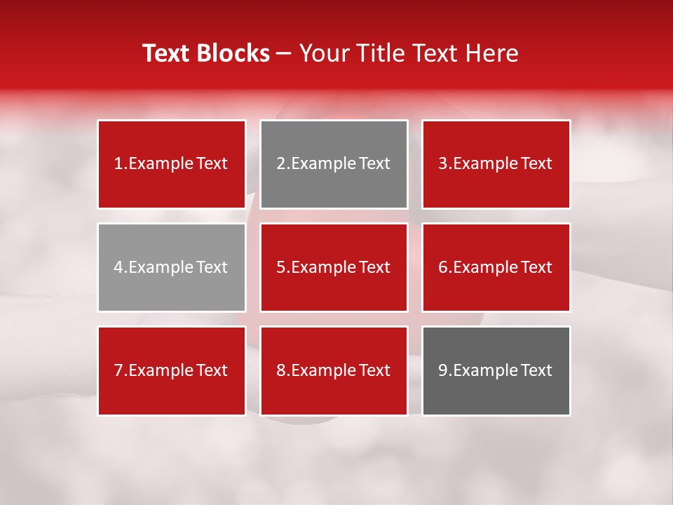 Man Beloved Finger PowerPoint Template