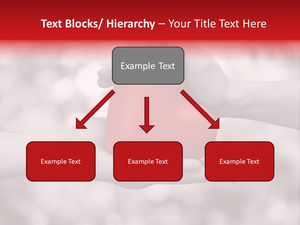 Man Beloved Finger PowerPoint Template