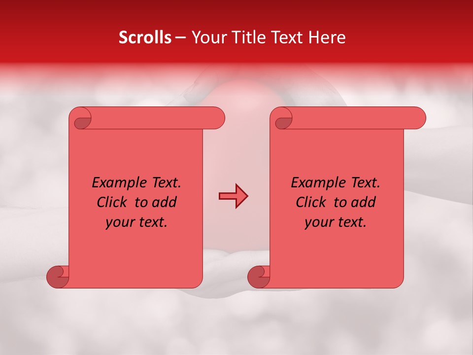 Man Beloved Finger PowerPoint Template