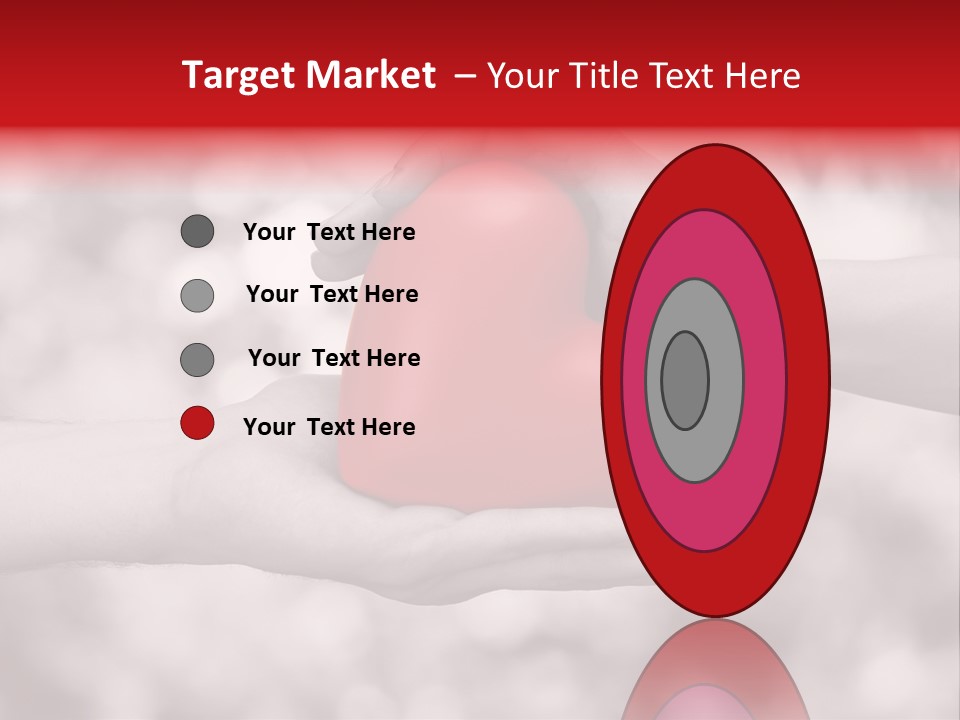 Man Beloved Finger PowerPoint Template