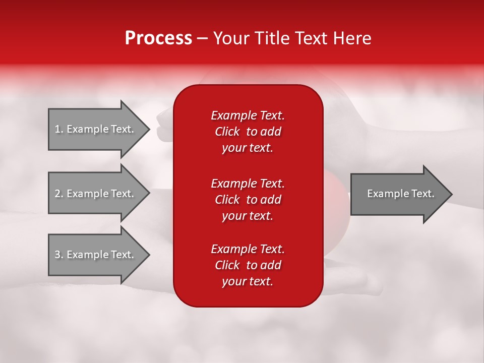 Man Beloved Finger PowerPoint Template