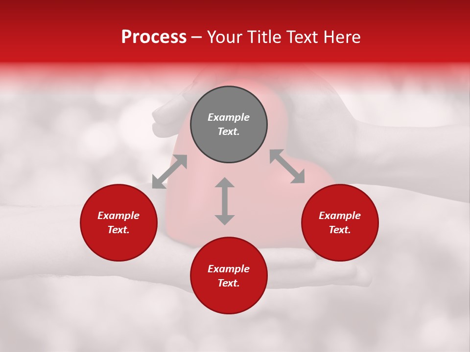 Man Beloved Finger PowerPoint Template