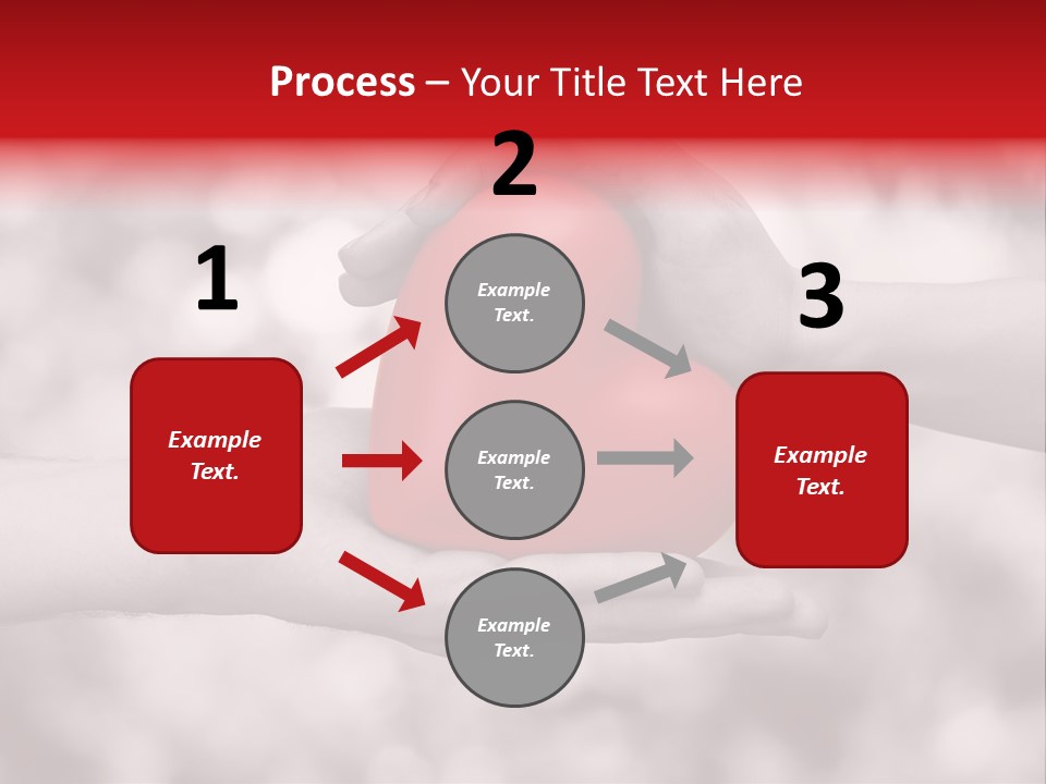 Man Beloved Finger PowerPoint Template