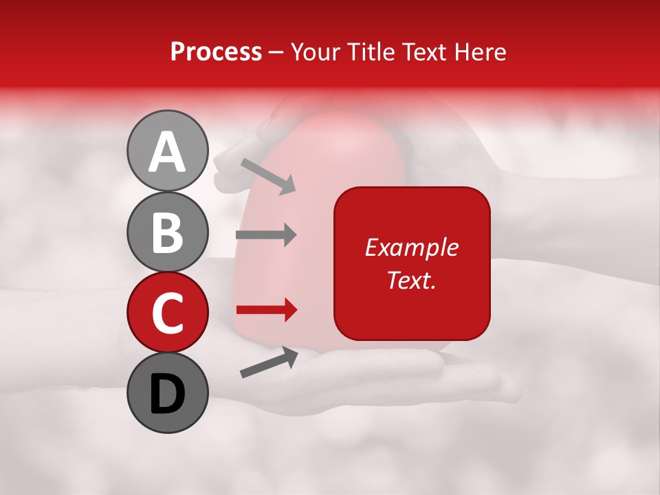 Man Beloved Finger PowerPoint Template