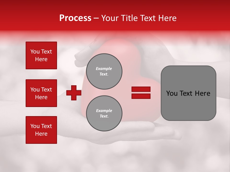 Man Beloved Finger PowerPoint Template