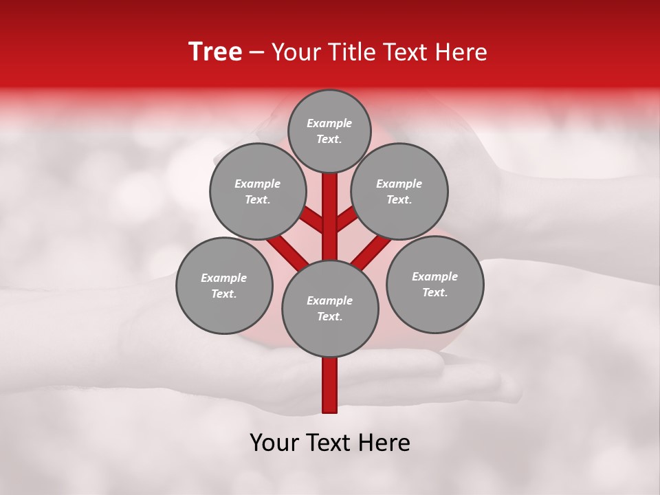 Man Beloved Finger PowerPoint Template