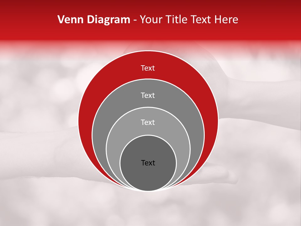 Man Beloved Finger PowerPoint Template