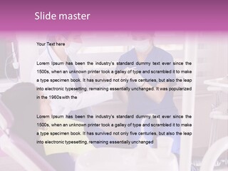 Teenager Operation Instruments PowerPoint Template