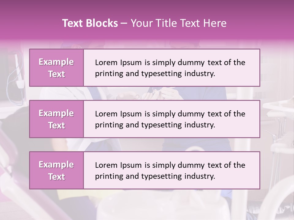 Teenager Operation Instruments PowerPoint Template