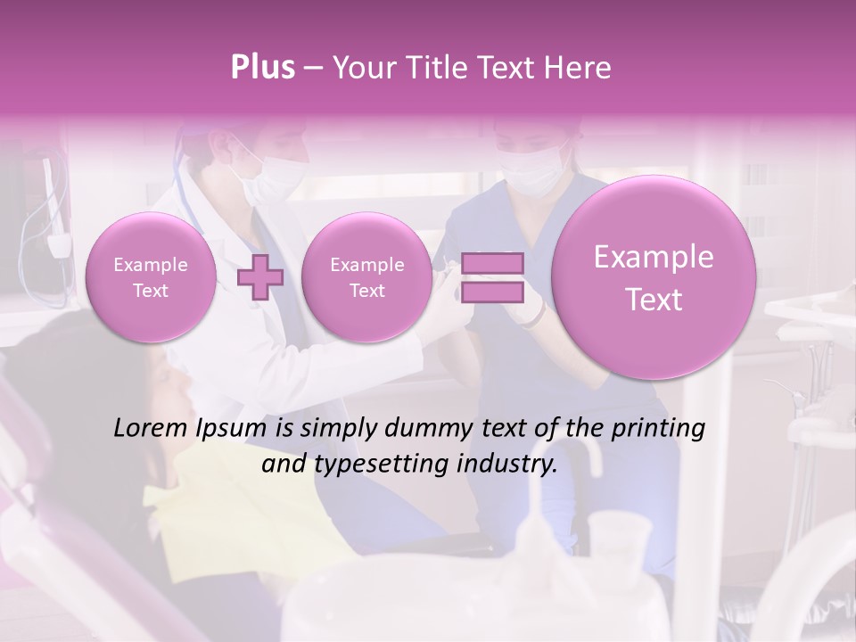 Teenager Operation Instruments PowerPoint Template