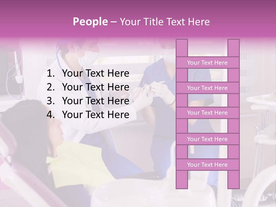 Teenager Operation Instruments PowerPoint Template