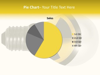 Attention Ray Yellow PowerPoint Template