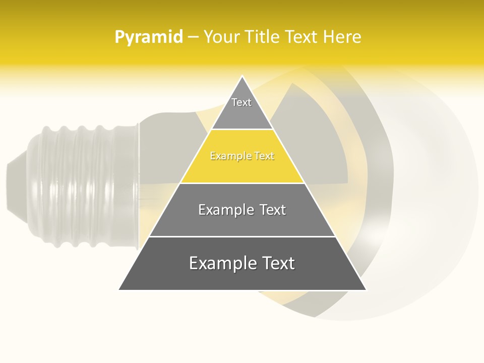 Attention Ray Yellow PowerPoint Template