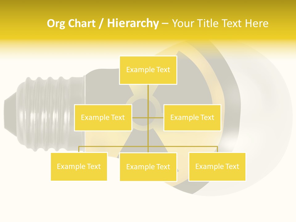 Attention Ray Yellow PowerPoint Template