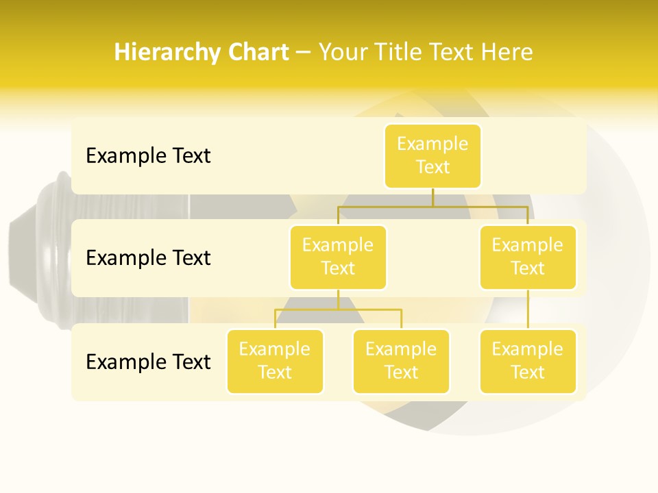 Attention Ray Yellow PowerPoint Template
