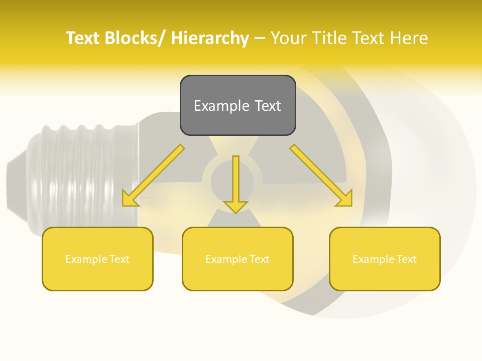 Attention Ray Yellow PowerPoint Template