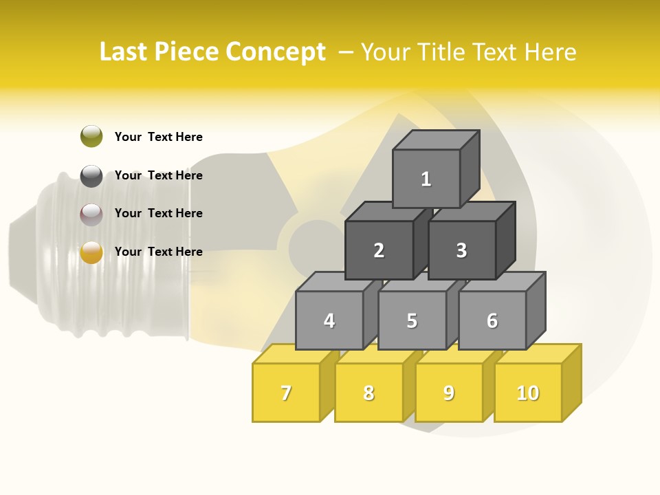 Attention Ray Yellow PowerPoint Template