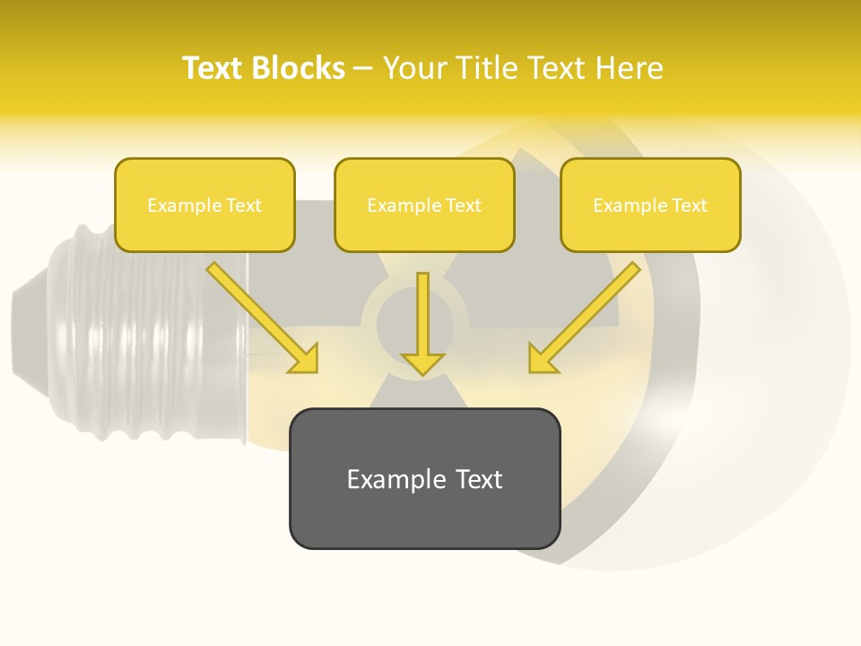 Attention Ray Yellow PowerPoint Template