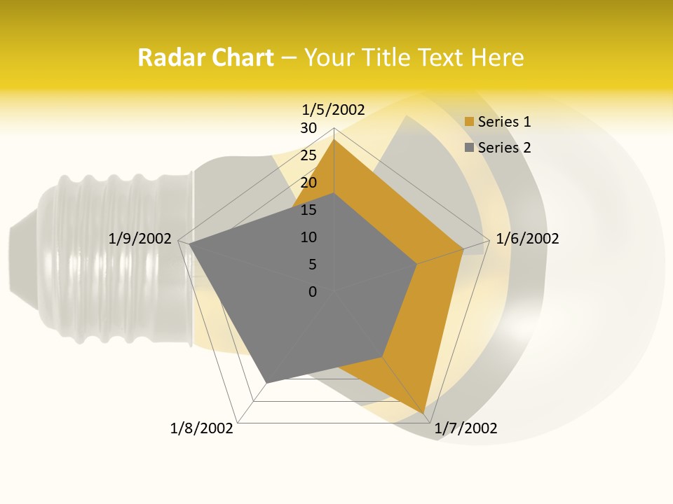 Attention Ray Yellow PowerPoint Template