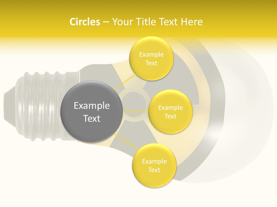 Attention Ray Yellow PowerPoint Template