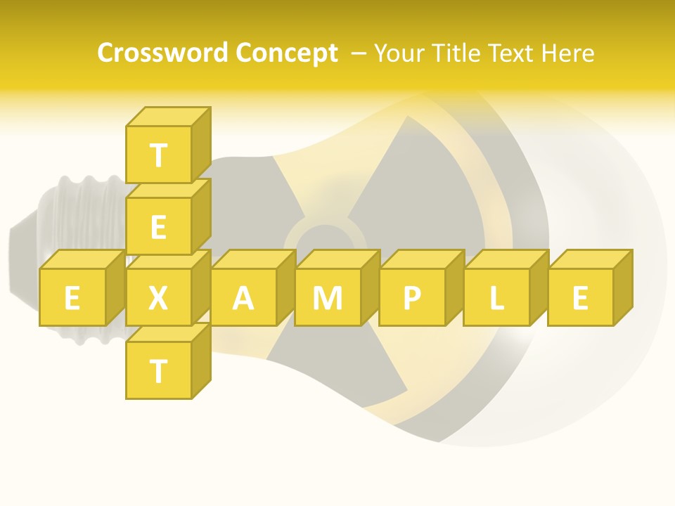 Attention Ray Yellow PowerPoint Template