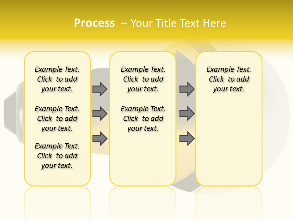 Attention Ray Yellow PowerPoint Template