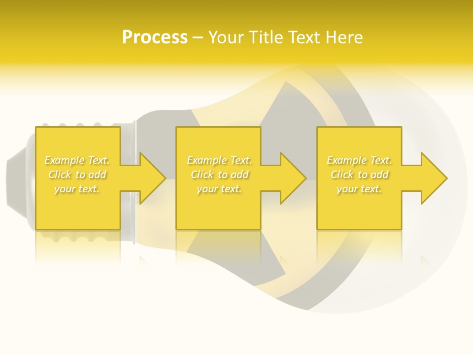 Attention Ray Yellow PowerPoint Template