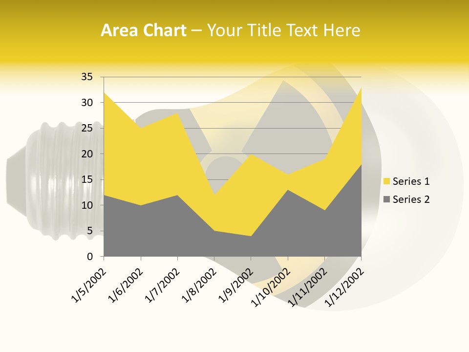 Attention Ray Yellow PowerPoint Template