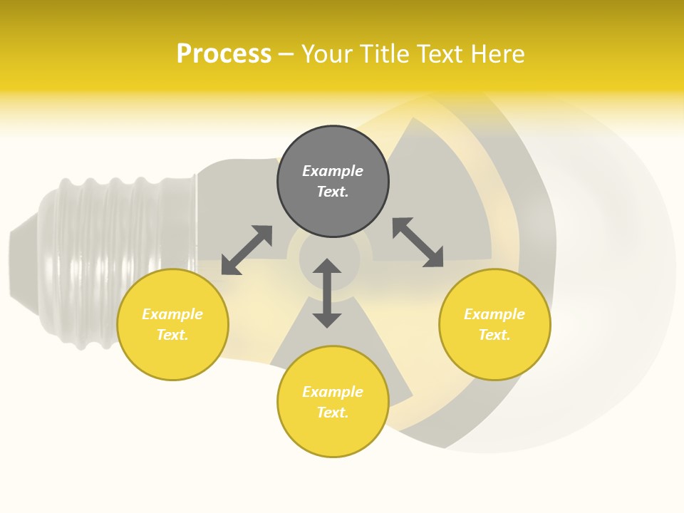 Attention Ray Yellow PowerPoint Template