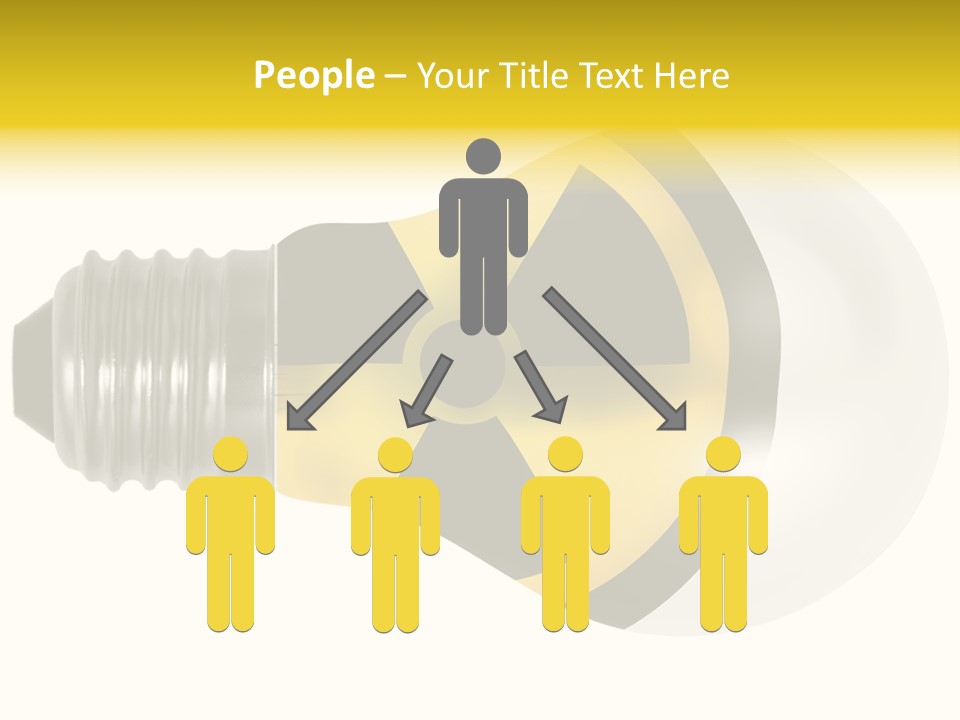 Attention Ray Yellow PowerPoint Template