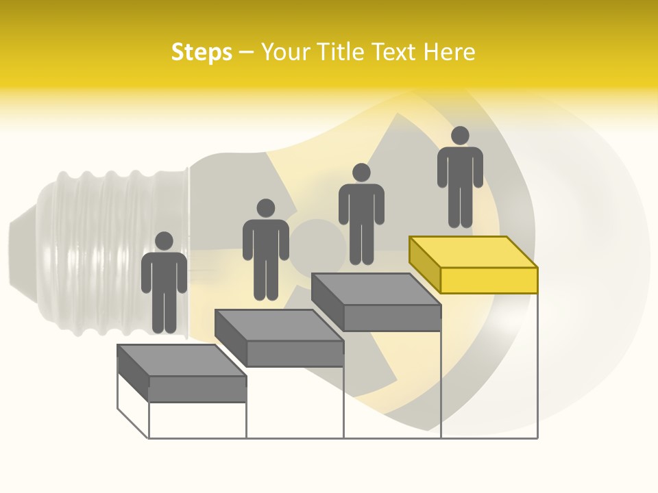 Attention Ray Yellow PowerPoint Template