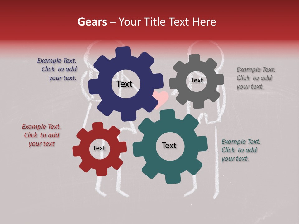 Affection Illustration Affectionate PowerPoint Template