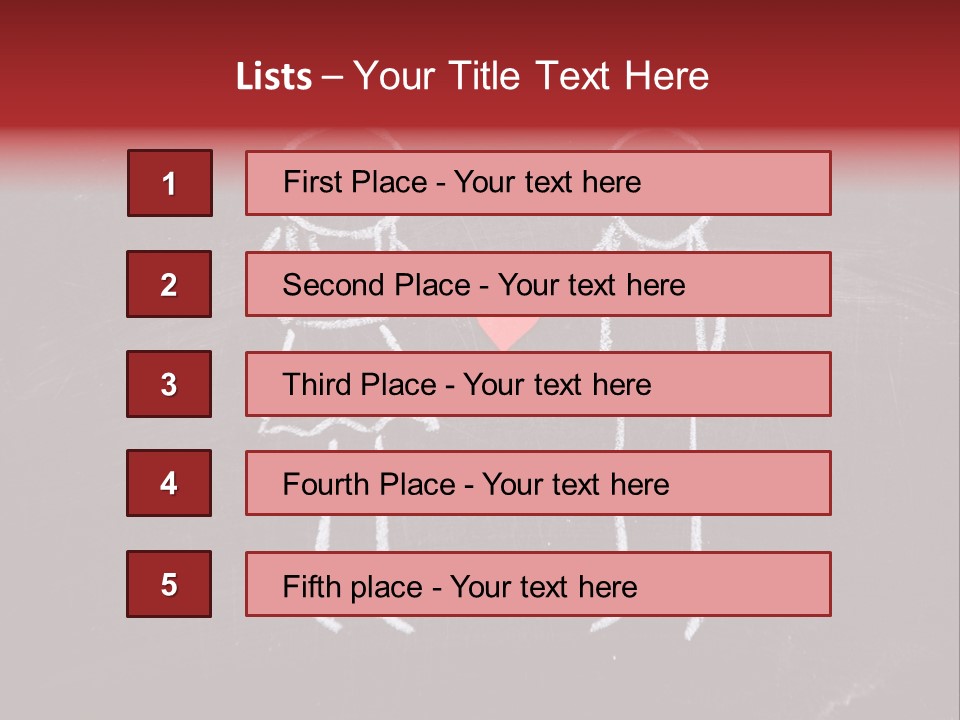 Affection Illustration Affectionate PowerPoint Template
