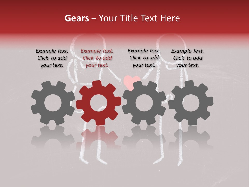 Affection Illustration Affectionate PowerPoint Template