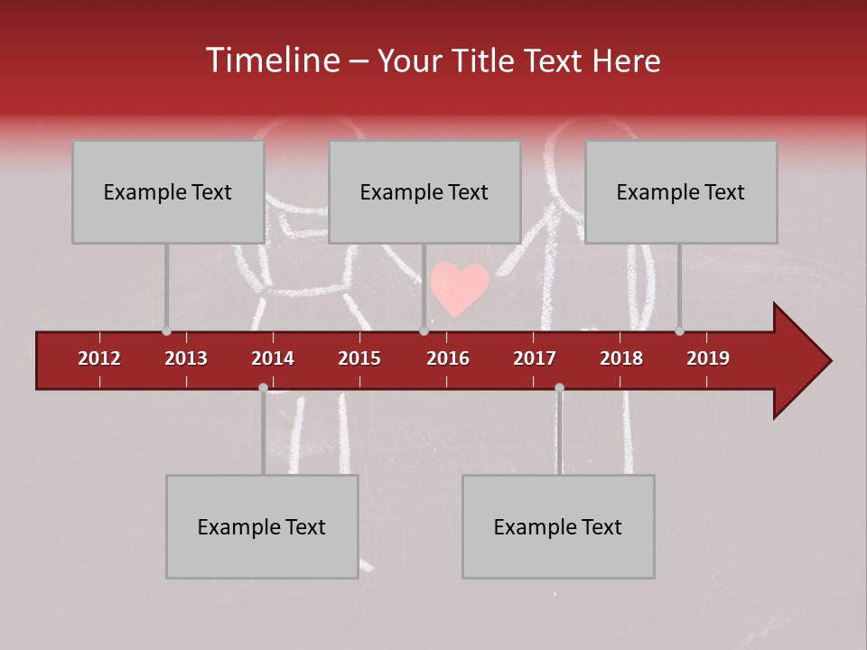 Affection Illustration Affectionate PowerPoint Template