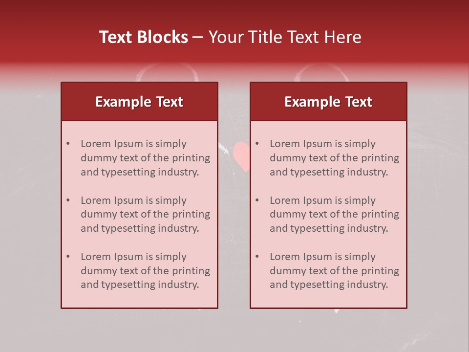 Affection Illustration Affectionate PowerPoint Template