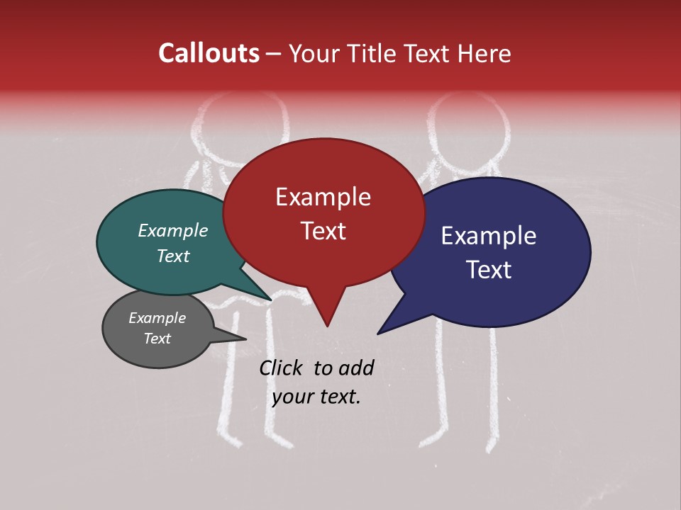 Affection Illustration Affectionate PowerPoint Template