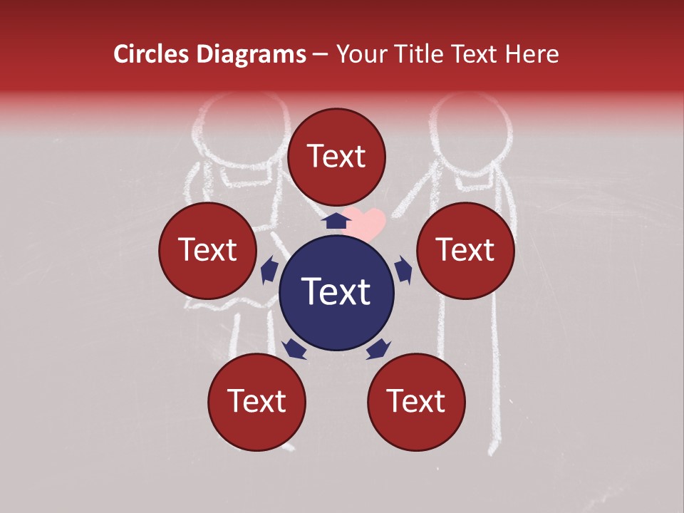 Affection Illustration Affectionate PowerPoint Template