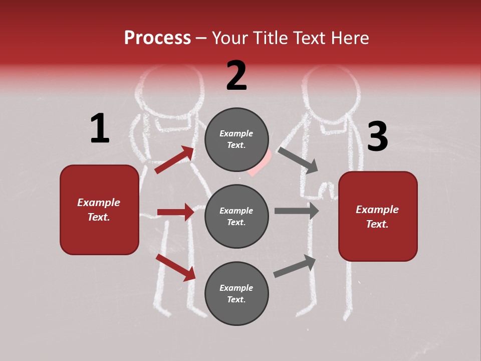 Affection Illustration Affectionate PowerPoint Template