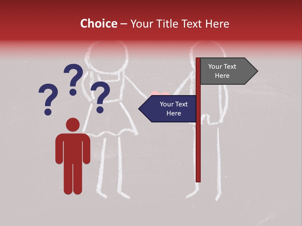 Affection Illustration Affectionate PowerPoint Template