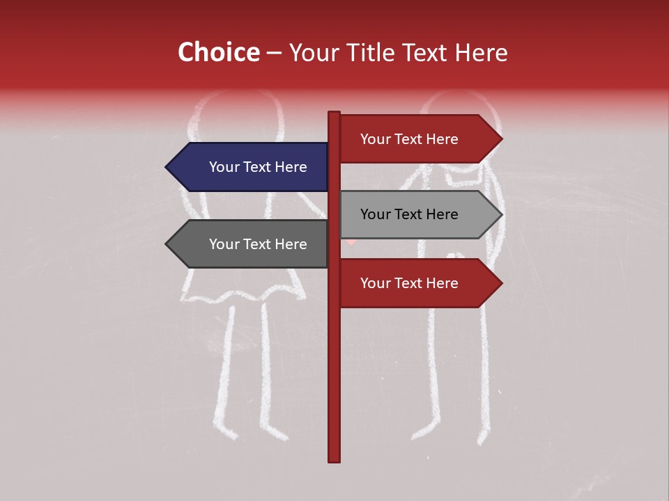 Affection Illustration Affectionate PowerPoint Template