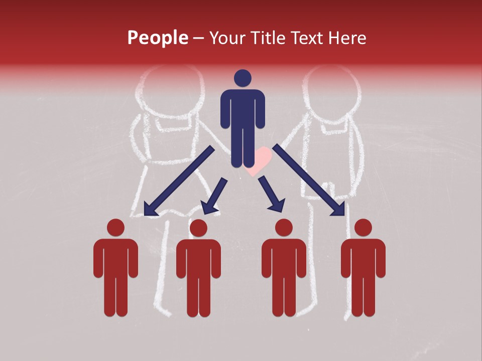 Affection Illustration Affectionate PowerPoint Template